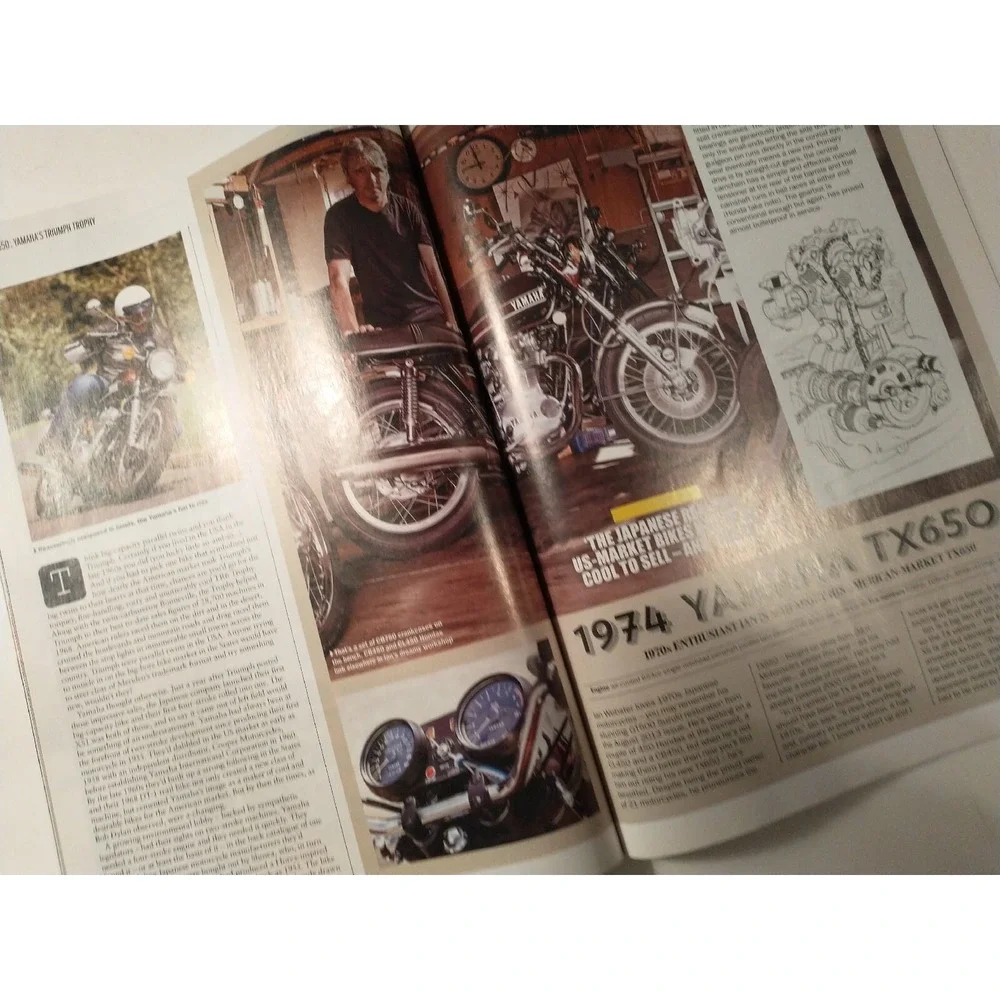 Classic Bike Magazine September 2014 Yamaha 650 Kawasaki H2 Suzuki RE5 JAP BSA